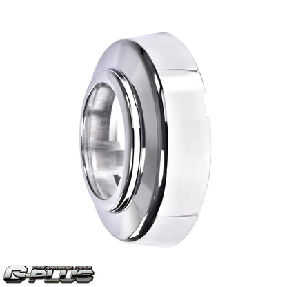 G-PLUS Front Wheel Center Cap 1 Piece Compatible with 1994-2008 4WD Van E150 E250 E350 F250 F350 Chrome Hub Cap