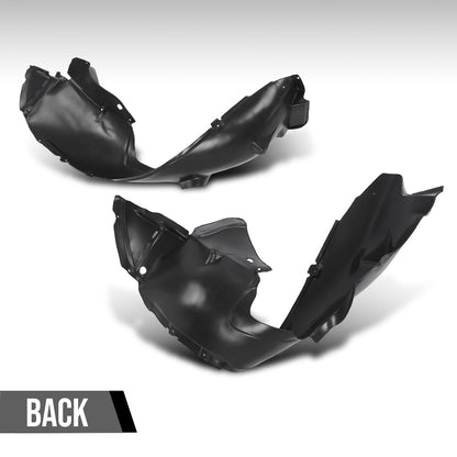 G-PLUS Front Inner Fender Liner LH+RH Fit Buick Encore Sport Touring 2016, Fit Buick Encore (submodel: Base, Convenience, Leather, Premium) 2013-2016 42454596, 95422561 Black