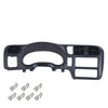 G-PLUS Dash Trim Bezel Cover Dark Gray Compatible with Chevy Blazer S10 GMC Jimmy S15 Sonoma 1998 1999 2000 2001 2002 2003 2004 (Not Fit Double Din)