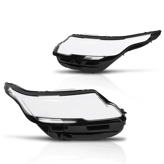 G-PLUS Headlight Lens Cover Compatible with Land Rover Range Rover Velar 2017-2024 Left & Right Pair Front Headlamp Lens Cover Clear