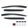 G-PLUS Out-Channel Window Vent Visor Deflectors Tape-On Side Rain Guards Compatible with Subaru Crosstrek 2024-2026 Base Premium Sport Limited 4 PCS Smoky