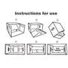 G-PLUS Comic Book Storage Comic Book Box Holds 150-175 Comics Collapsible and Stackable Short Box 10 Pack Moistureproof Stackable Archival Cardboard