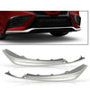 G-PLUS Front Bumper Side Trim Left Right Set Silver Compatible with Toyota Camry XSE SE 2021-2023 52163F4020 52164F4020 TO1139101 TO1138101