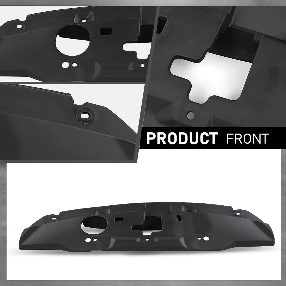 G-PLUS Radiator Support Cover Upper Compatible with Honda CRV 2010-2011 Black 71141SWA000, HO1224105