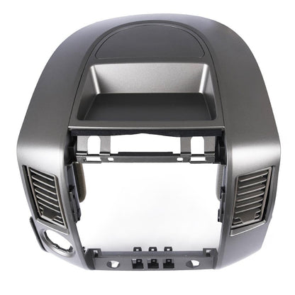 G-PLUS Center Dash Radio Bezel w/o Speaker Bezel Compatible with Nissan Titan 2004 2005 2006, Fit Nissan Armada 2005 2006 682577S000 AC Instrument Panel Lid, Grey