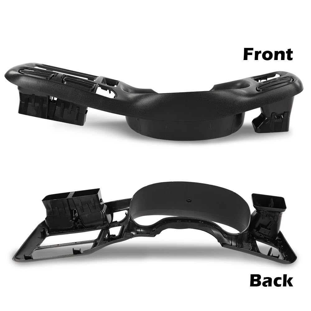 G-PLUS Dashboard Cover Single Din Compatible with Chevy Blazer S10/GMC Jimmy Sonoma 1998-2004 Dash Trim Bezel Cover (Black)