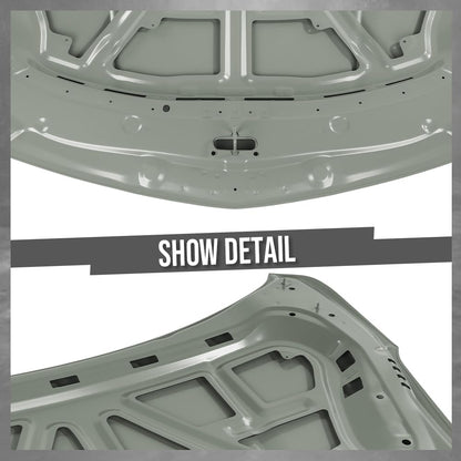 G-PLUS Hood Panel Compatible with Cadillac XTS 2018-2019 84448649, GM1230480 Gray