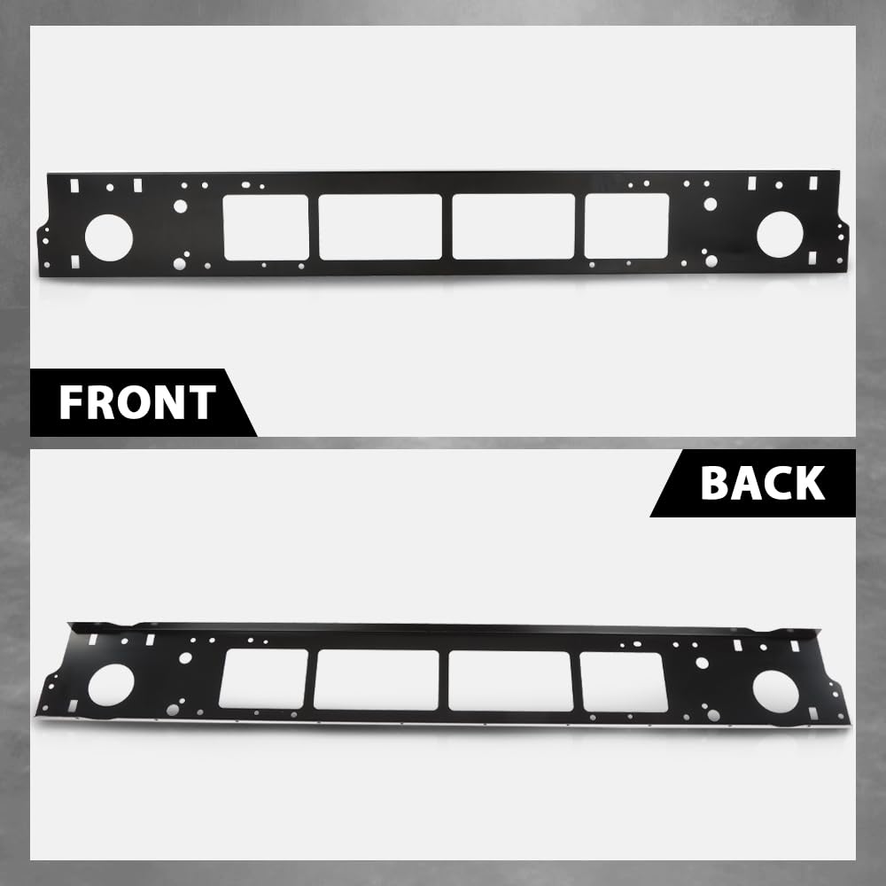 G-PLUS Bumper Panel Reinforcement Compatible with Ram 1500 2019-2024 Black 68313531AA