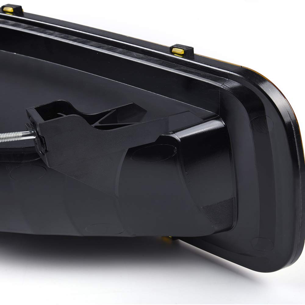 G-PLUS Bumper Fog Lights Compatible With 2004-2006 F150/ 2006 Lincoln Mark LT Pickup Truck, Driving Fog Lamps w/Bulb Driver & Passenger Pair Yellow Lens