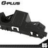 G-PLUS Bumper Bracket Retainer Front Pair Support Compatible with Chevy Trax Black 2015 2016 Driver & Passenger Side Bumper Bracket