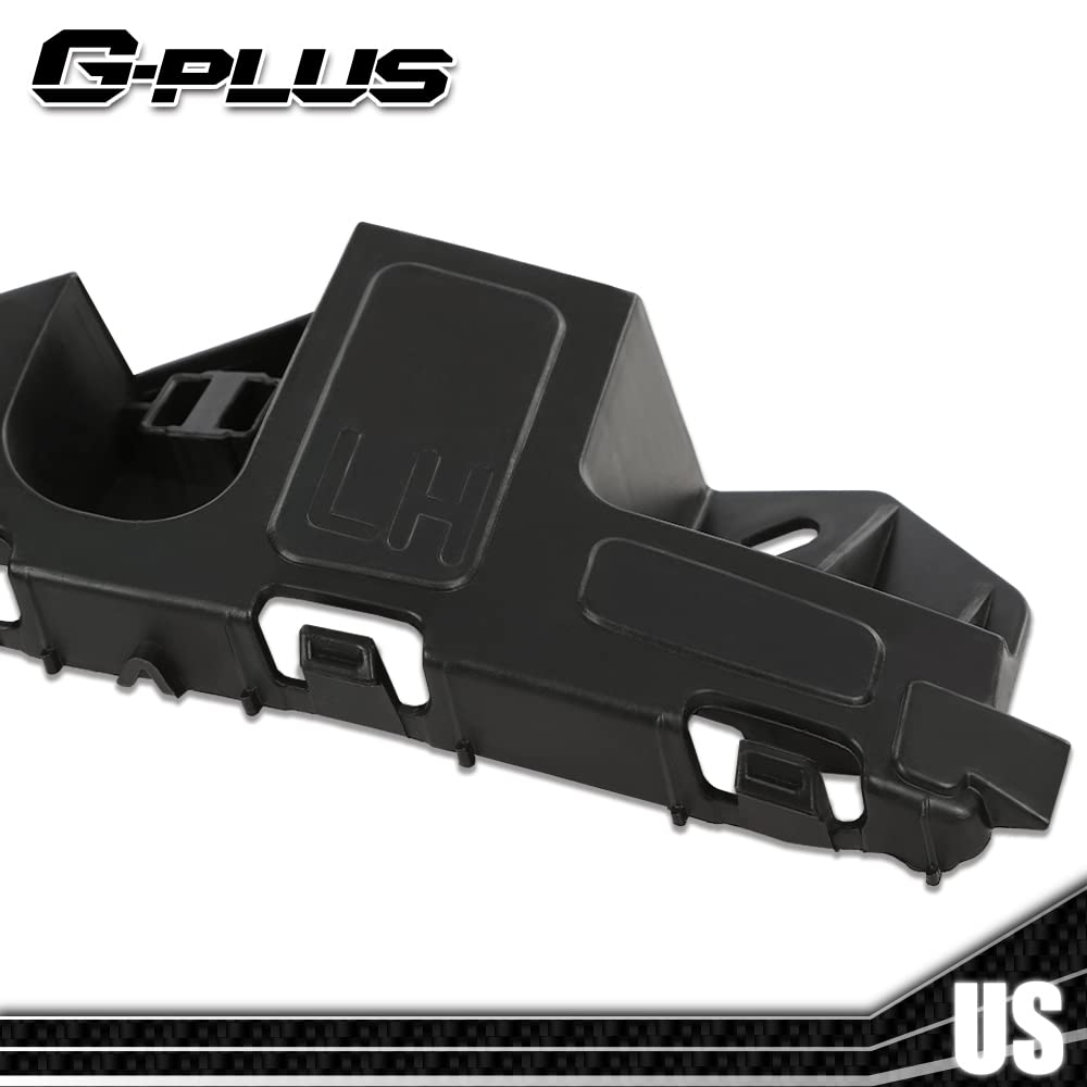 G-PLUS Bumper Bracket Retainer Front Pair Support Compatible with Chevy Trax Black 2015 2016 Driver & Passenger Side Bumper Bracket