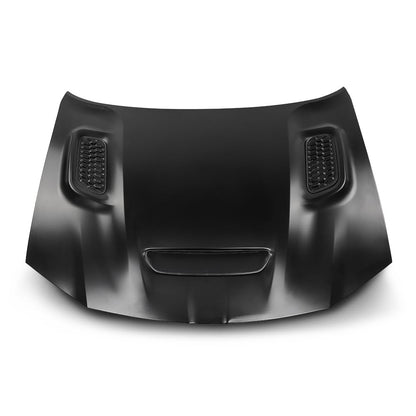 G-PLUS Front Hood Panel Compatible with Chrysler 300 2015 2016 2017 2018 2019 2020 2021 2022 2023 Black