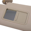G-PLUS Left Driver Side Sun Visor Beige w/Vanity Light Compatible with Toyota Highlander 2008-2013 743200E050E0, 743200E051E0, 7432048180E1