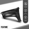 G-PLUS Fender Primed Steel Front Left Driver Side Compatible with GMC Canyon 2015 2016 2017 20108 2019 2020 2021 2022 GM1240405, 23354492 Black