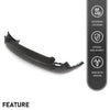 G-PLUS Rear Lower Bumper Cover Fascia Compatible with Jeep Cherokee 2019-2023, Fit Models with Advanced Park Assist System, 68407957AA, CH1100A49, Black