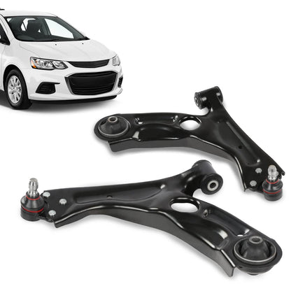 G-PLUS Front Left Right Suspension Lower Control Arm with Ball Joint Compatible with 2018 Sonic 2012-2016 Sonic LTZ 2013-2016 Sonic RS CMS501197 RK622428 CMS501196 RK622426
