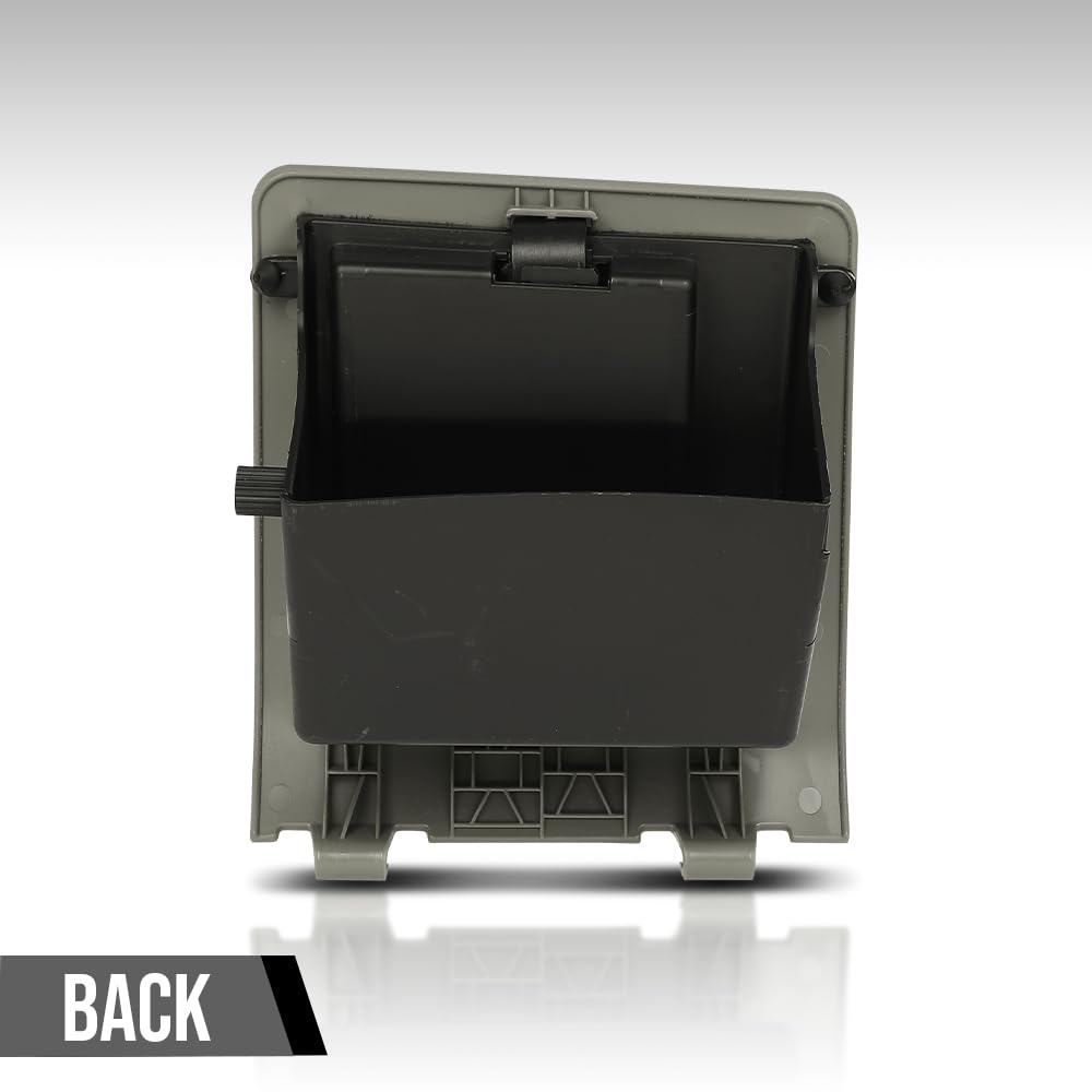 G-PLUS Center Glove Storage Box Cubby Compatible with Ford F250 F350 Super Duty 2005-2007 Light Gray