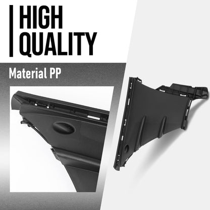 G-PLUS Front Left Side Lower Bumper Air Shield Compatible with Benz A220 & A35 AMG 2019 2020 2021 2022 With AMG Package 1778853803, MB1038211 Black