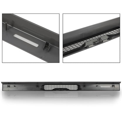 G-PLUS Upper Dash Defrost Vent Bezel Trim Panel Compatible with Jeep Wrangler TJ 1997-2006 55037036 Mist Grey