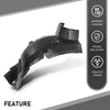 G-PLUS Front Left Driver Side Fender Liner Compatible with Benz C300 C350 2008-2011 MB1248145, 2046905730