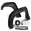 G-PLUS 4PCS Riveted-Pocket Fender Flares Compatible with Toyota Tundra 2014 2015 2016 2017 2018 2019 2020, 66.7" / 78.7" / 97.6" Bed Textured Wheel Cover Protector Vent Trim