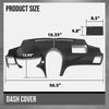 G-PLUS TPE Dash Cover Dashboard Compatible with LX ES350 2007 2008 2009 2010 2011 2012 Dash Cover PanelBlack