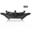 G-PLUS Front Bumper Upper Chrome Honeycomb Grille Grill Compatible with 2018 2019 2020 Honda Fit 71121-T5R-A50, 71122-T5R-A50, 71123-T5R-A50