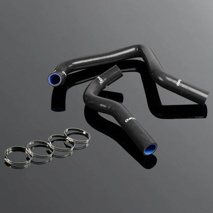 G-PLUS Silicone Radiator Coolant Hose Pipe Kit w/Clamps Compatible with Honda/Acura Integra DB8 DC2 B18C Type R 1994-2001 (Black 5 PCS)