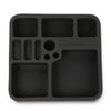 G-PLUS Floor Console Black Organizer Inserts 2 Pc Set Compatible with 1978-1996 Ford F150 F250 F350 Bronco