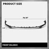 G-PLUS Front Lower Bumper Valance Panel Compatible with LX RX350 RX450h RX350L RX450hL 2020-2022,Fit Model With F Sport Package 521020E030, LX1095104 Textured Chrome Black