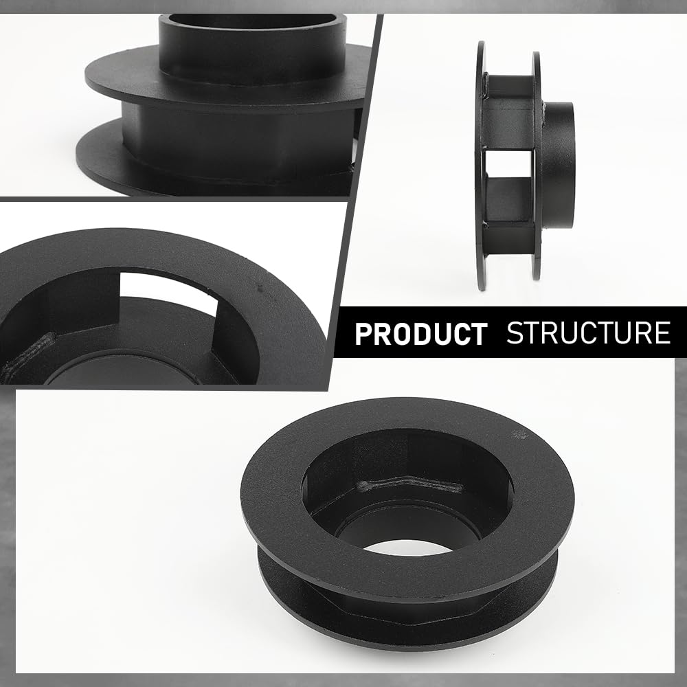 G-PLUS Front 2.5" & Rear Spacer 2.0" Leveling Lift Kit Compatible with Jeep Liberty KJ 2002-2007