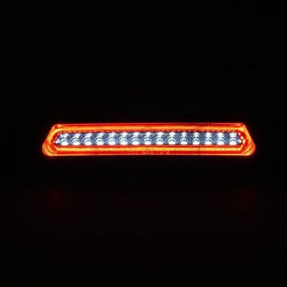 G-PLUS LED Third Brake Light Compatible with Ford F150 Optic Style 2009 2010 2011 2012 2013 2014 3rd High Mount Stop Lamp, Smoky Lens Chrome Housing, ‎‎AL3Z13A613E FO2890102