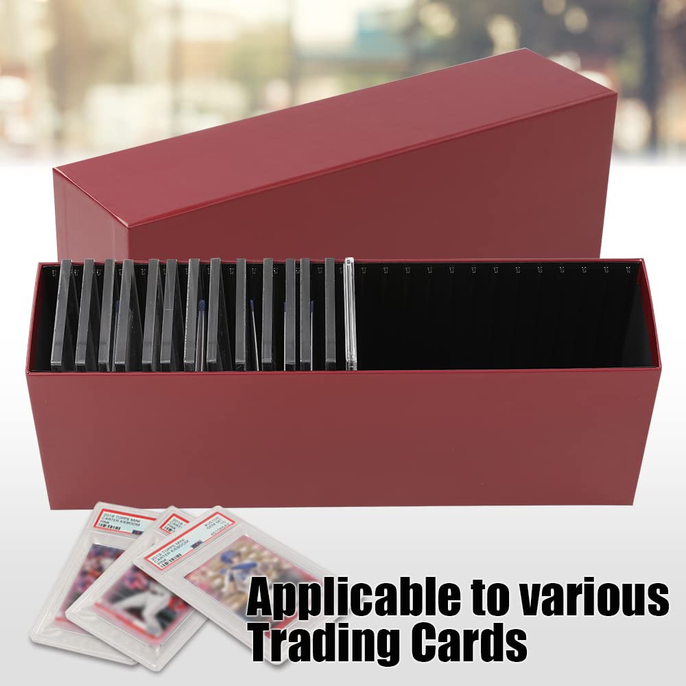 G-PLUS Slotted Graded Card Storage Holder Container Trading Cards Boxes Fit Slat Storage Boxes