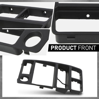G-PLUS Dash Radio AC Bezel Panel Trim, Compatible with Geo Tracker/Suzuki Sidekick 1992 1993 1994 1995 Black Dash Panel