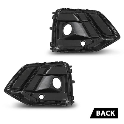 G-PLUS Pair Front Bumper Fog Light Cover Grille Trim, Compatible with Audi Q5/ Q5 Sportback 2021 2022 2023, Left Driver & Right Passenger Side 2PCS