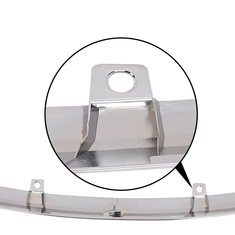 G-PLUS Upper Grille Trim Chrome Compatible with Honda Pilot 2016 2017 2018 71150TG7A00, HO1217108