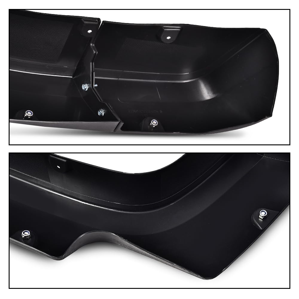 G-PLUS Pocket Riveted Fender Flares, Compatible With Toyota FJ Cruiser 2007-2014, Black Wheel Cover Protector Pickup Truck Accessories Trim Guards 4pcs (Textured Surface)