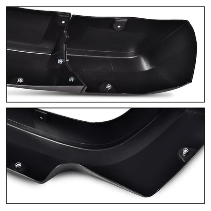 G-PLUS 4PCS Fender Flares Compatible with Toyota FJ Cruiser 2007 2008 2009 2010 2011 2012 2013 2014 Wheel Cover Protector, Textured Pocket Riveted