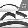 G-PLUS Fender Trim Molding Moulding Rear Right Side Compatible with BMW X3 2011-2017 Fit X4 xDrive28i 2015-2018 / xDrive35i 2015-2016 Fit Models Without M Package 51777210084, BM1791107 Black