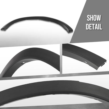G-PLUS Fender Trim Molding Moulding Rear Right Side Compatible with BMW X3 2011-2017 Fit X4 xDrive28i 2015-2018 / xDrive35i 2015-2016 Fit Models Without M Package 51777210084, BM1791107 Black