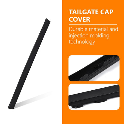 G-PLUS Top Rear Tailgate Moulding Trim Compatible for 2007-2010 Ford Explorer Sport Trac Black Replace # 7A2Z-7840602-BA 51.73" Length