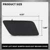 G-PLUS Pair Front Bumper Headlight Washer Cover, Compatible with Audi Q3 2015-2018, LH Driver & RH Passenger 2PCS, 8U0955276E, 8U0955275E