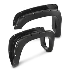 G-PLUS Fender Flares Pocket Riveted Compatible with Dually Step Side Models Smooth Black