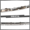 G-PLUS Front Bumper Face Bar Trim Molding Step Pad Compatible with Benz GLC300 (submodel: 4Matic, Base) 2017-2019 2538851625, MB1044145 Silver