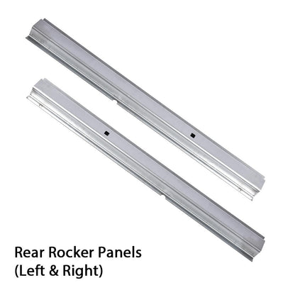 G-PLUS Rear Rocker Panels Compatible With Excursion 2000 2001 2002 2003 2004 2005 Drivers & Passengers Sides Silver