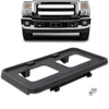 G-PLUS Front License Plate Tag Bracket Holder w Screws Compatible with 2011-2016 Ford Super Duty (F250, F350, F450, F550) BC3Z-17A385-AA BC3Z17A385AA Black