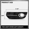 G-PLUS Pair Front Fog Light Cover Bezel, Compatible with Audi Q5 2009-2012, LH Driver & RH Passenger 2PCS, Gloss Black, 8R0807682A01C, 8R0807681A01C