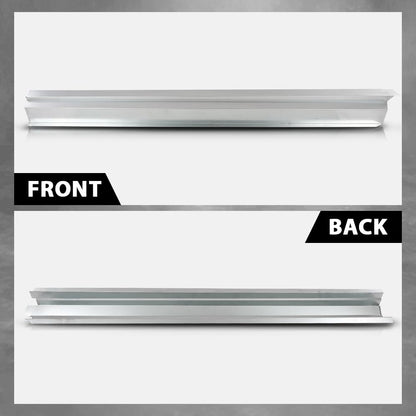 G-PLUS Outer Rocker Panels Left and Right Steel Silver Compatible with Dodge Caliber 4 Door 2007-2012