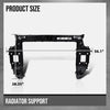 G-PLUS Front Radiator Support Assembly Compatible with Chrysler Pacifica 2017-2023, Fit Chrysler Voyager 2020-2023 V6 3.6L 68292241AB, CH1225287 Black