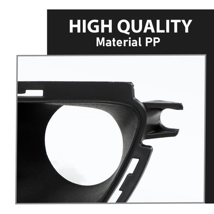 G-PLUS Fog Light Cover Lamp Bezel Left Driver Side Compatible with Jeep Grand Cherokee 2016-2022 Black 68261711AA